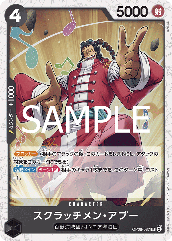 スクラッチメン・アプー