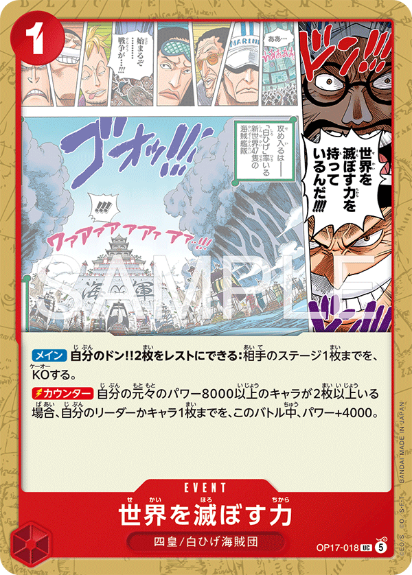 世界を滅ぼす力
