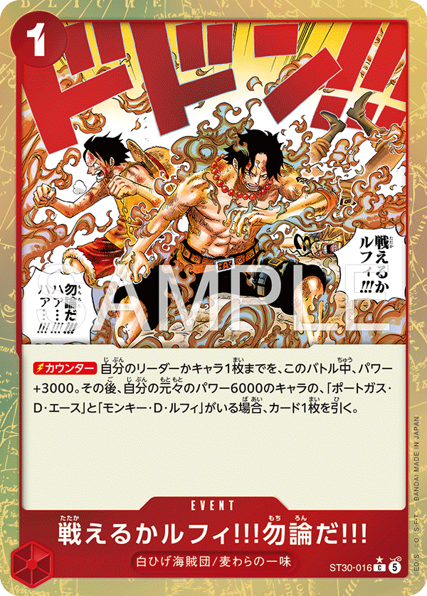 戦えるかルフィ!!!勿論だ!!!