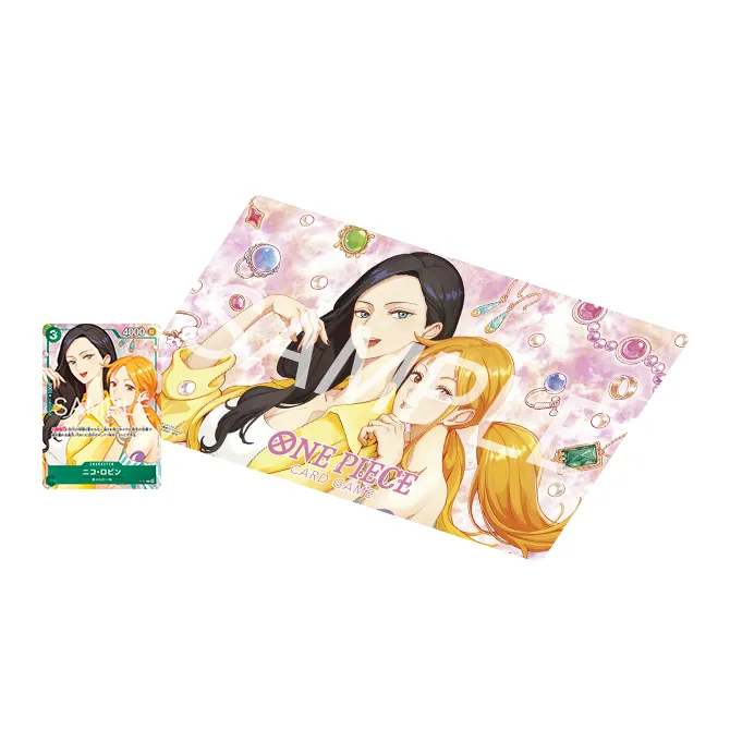 Playmat officiel ONE PIECE Card Game Nami et Robin annoncé parmi les ventes du Heroines CUP