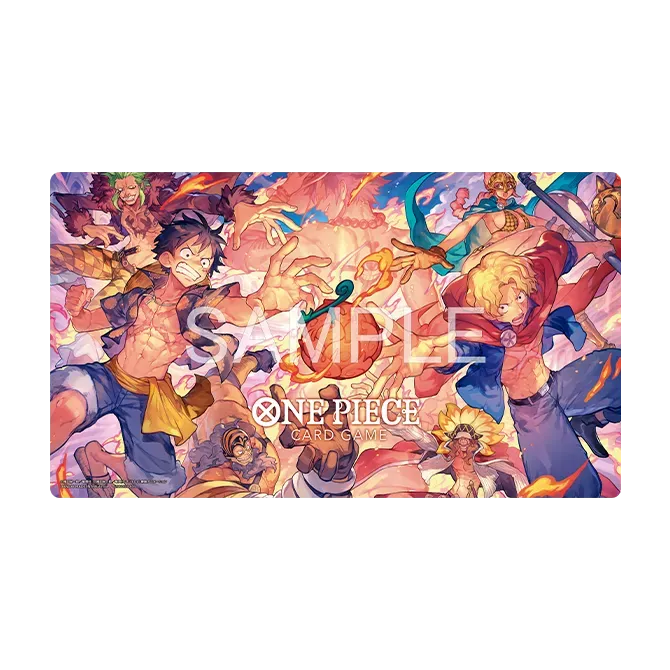 『オフィシャルプレイマット＆カードセット-メラメラの実争奪戦Edition-』のプレイマット画像